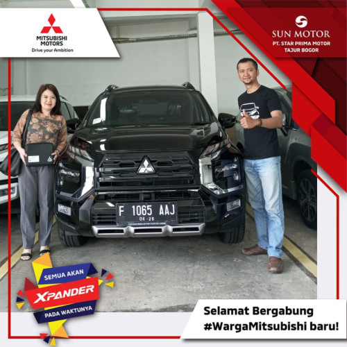 Penyerahan unit mitsubishi Xpander Cross CVT Premium @Dealer SUN STAR PRIMA MOTOR Tajur Bogor 